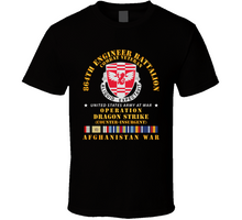 Load image into Gallery viewer, Army - 864th Eng Bn - Opn Dragon Strike W Afghan Svc Classic T Shirt