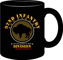 Load image into Gallery viewer, Army - 92nd Infantry Division - Buffalo Soldiers RGB 300DPI - Mug