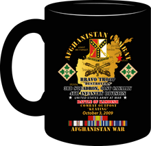Load image into Gallery viewer, Army - Battle Kamdesh COP Keating - 61st Cavalry with AFGHANISTAN Service Ribbons - Forget - Mug