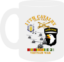 Load image into Gallery viewer, Army - Bravo Troop, 2nd Squadron, 17th Cavalry, 101st Airborne Division with Vietnam Service Ribbons Mug