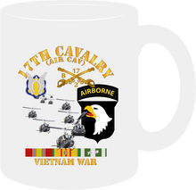 Load image into Gallery viewer, Army - Bravo Troop, 2nd Squadron, 17th Cavalry, 101st Airborne Division with Vietnam Service Ribbons Mug
