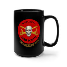 Load image into Gallery viewer, Black Coffee Mug 15oz - Army - C Co 16th Cavalry Regiment Aero Scouts - Vietnam - SSI ONLY X 300