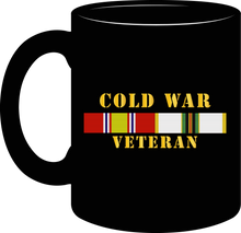 Load image into Gallery viewer, Army - Cold War Veteran with COLD Service Ribbons- Mug