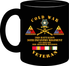 Load image into Gallery viewer, Army - Cold War Veteran with 3rd Battalion - 36th Infantry - 3rd Armored Division with Cold War Service Medal