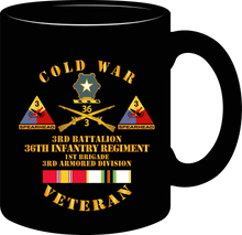 Load image into Gallery viewer, Army - Cold War Veteran with 3rd Battalion - 36th Infantry - 3rd Armored Division with Cold War Service Medal