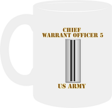 Load image into Gallery viewer, Army - Emblem - Chief Warrant Officer 5- Bar - US Army - Mug