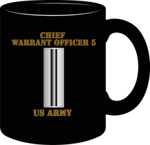 Load image into Gallery viewer, Army - Emblem - Warrant Officer - CW5 - Bar - US Army - Mug