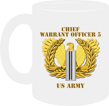 Load image into Gallery viewer, Army - Emblem - Warrant Officer 5 - Chief Warrant 5 with Eagle - Retired - Mug