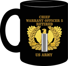 Load image into Gallery viewer, Army - Emblem - Warrant Officer 5 - Chief Warrant 5 with Eagle - Retired - Mug