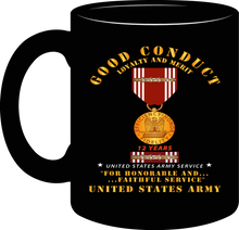Load image into Gallery viewer, Army - Good Conduct Medal for 12 Years Service - Mug