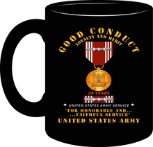 Load image into Gallery viewer, Army - Good Conduct Medal for 24 Years Service - Mug