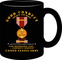 Load image into Gallery viewer, Army - Good Conduct Medal for 36 Years Service - Mug