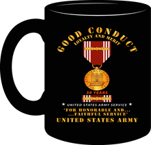 Load image into Gallery viewer, Army - Good Conduct Medal for 39 Years Service - Mug