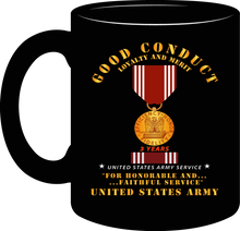 Load image into Gallery viewer, Army - Good Conduct Medal for 3 Years Service - Mug