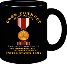 Load image into Gallery viewer, Army - Good Conduct Medal for 3 Years Service - Mug