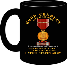 Load image into Gallery viewer, Army - Good Conduct Medal for 6 Years Service - Mug