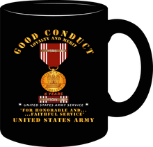 Load image into Gallery viewer, Army - Good Conduct Medal for 6 Years Service - Mug