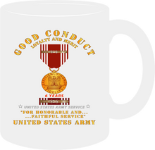 Load image into Gallery viewer, Army - Good Conduct Medal for 6 Years Service - Mug
