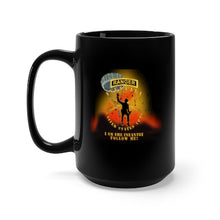 Load image into Gallery viewer, Black Mug 15oz - Army - Infantry - Follow Me - Ranger Tab - Paratrooper - I AM INFANTRY Battleground X 300