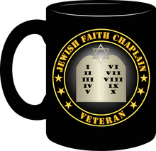 Load image into Gallery viewer, Army - Jewish Faith Chaplain Veteran - Mug