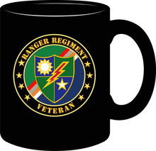 Load image into Gallery viewer, Army - Ranger Regiment Veteran - Distinctive Unit Insignia - Mug