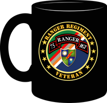 Load image into Gallery viewer, Army - Ranger Regiment Veteran - Scroll - Distinctive Insignia Unit - Mug