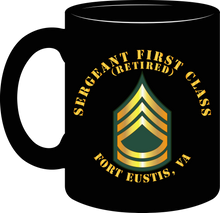 Load image into Gallery viewer, Army - Sergeant First Class (Retired) - Fort Eustis, Virginia - Mug
