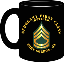 Load image into Gallery viewer, Army - Sergeant First Class (Retired) - Fort Gordon, Georgia - Mug