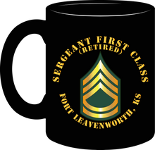 Load image into Gallery viewer, Army - Sergeant First Class (Retired) - Fort Leavenworth, Kansas - Mug