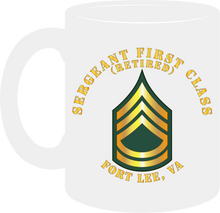 Load image into Gallery viewer, Army - Sergeant First Class - Retired - Fort Lee, Virginia- Mug
