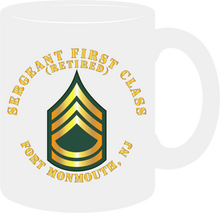 Load image into Gallery viewer, Army - Sergeant First Class ( Retired) - Fort Monmouth, New jersey - Mug