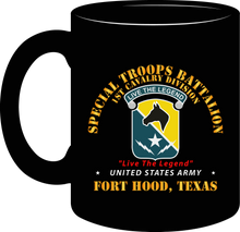 Load image into Gallery viewer, Army - Special Troops Battalion, 1st Cavalry Division "Live the Legend" Mug