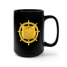Load image into Gallery viewer, Black Mug 15oz - Army - Transportation Corps Branch Insignia X 300