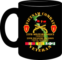 Load image into Gallery viewer, Army - Vietnam Combat Veteran, 25th Military Police Company, 25th Infantry Division - Mug