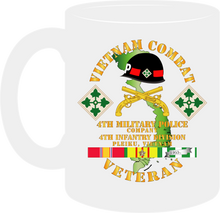 Load image into Gallery viewer, Army - Vietnam Combat Veteran, 4th Military Police Company, 4th Infantry Division - Mug
