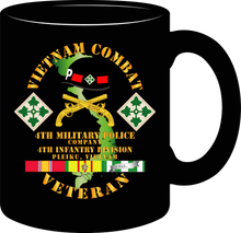 Load image into Gallery viewer, Army - Vietnam Combat Veteran, 4th Military Police Company, 4th Infantry Division - Mug