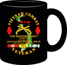 Load image into Gallery viewer, Army - Vietnam Combat Veteran, 5th Military Police Company, 5th Infantry Division - Mug