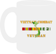 Load image into Gallery viewer, Army - Vietnam Combat Veteran with Vietnam Service Ribbons - Mug