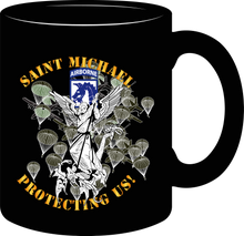 Load image into Gallery viewer, Army - XVIII Airborne Corps - Saint Michael - Protecting Us - Mug