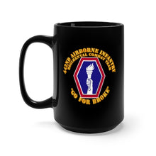 Load image into Gallery viewer, Black Mug 15oz - 442nd Airborne Infantry Regimental Combat Team