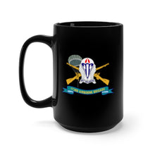 Load image into Gallery viewer, Black Mug 15oz - Army - 173rd Airborne Brigade with Jumper - DUI w INF Br - Ribbon X 300