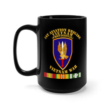 Load image into Gallery viewer, Black Mug 15oz - Army - 1st Aviation Brigade (Provisional) - Vietnam War w SVC