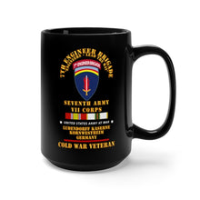 Load image into Gallery viewer, Black Mug 15oz - Army - 7th Engineer Bde - Ludendorff Kaserne, Kornwestheim FRG w TAB COLD SVC X 300