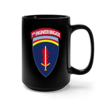 Load image into Gallery viewer, Black Mug 15oz - Army - 7th Engineer Bde w Tab wo Txt X 300