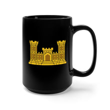 Load image into Gallery viewer, Black Mug 15oz - Army - Engineer Branch wo Txt X 300