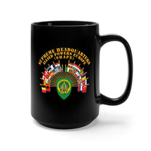 Load image into Gallery viewer, Black Mug 15oz - COA - Supreme Headquarters Allied Powers Europe X 300