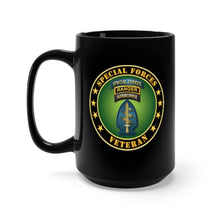 Load image into Gallery viewer, Black Mug 15oz - Special Forces - Ranger Veteran