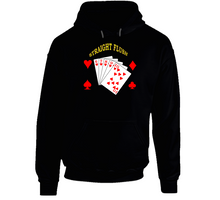 Load image into Gallery viewer, Cards - Hearts 6-10 Straight Flush - Hoodie