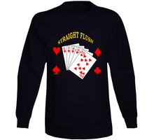Load image into Gallery viewer, Cards - Hearts 6-10 Straight Flush - Long Sleeve