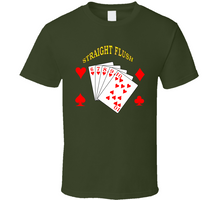 Load image into Gallery viewer, Cards - Hearts 6-10 Straight Flush Classic T Shirt